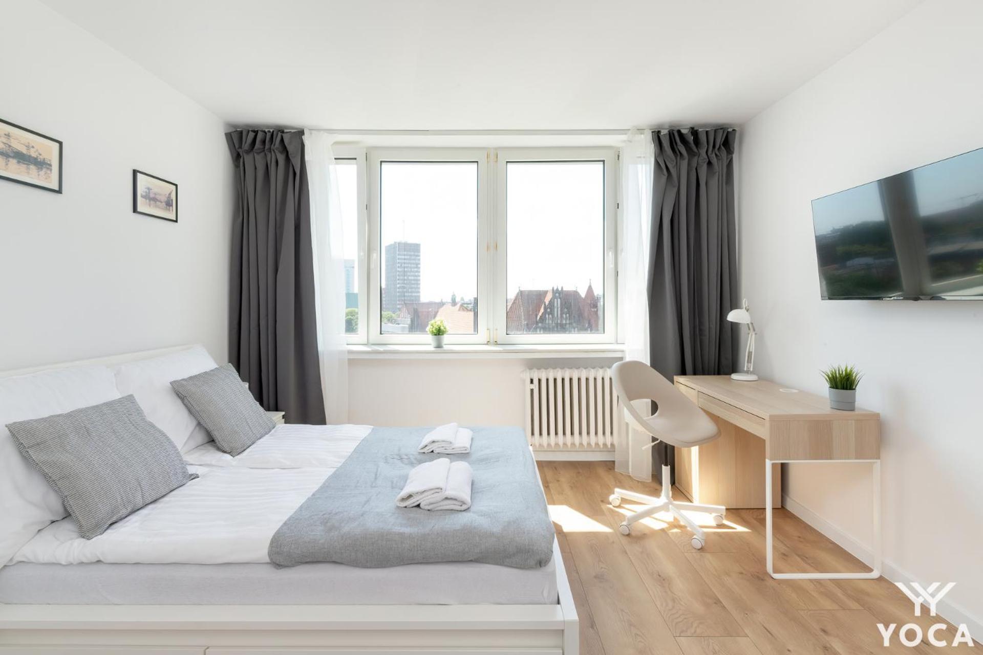 Doki Business Apartment Center Gdansk By Yoca Bagian luar foto